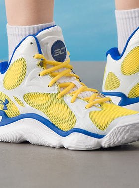 安德玛比赛篮球鞋男鞋秋季新款轻便球鞋CURRY Spawn Flotro运动鞋