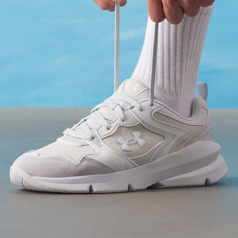 UA安德玛官方运动鞋男鞋女鞋秋冬新款低帮情侣休闲鞋轻便跑步鞋子