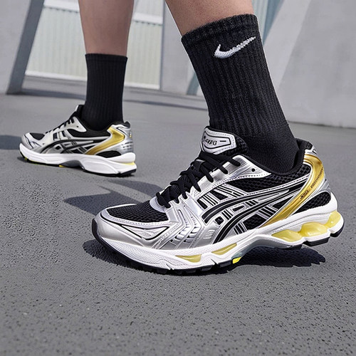 亚瑟士asics男鞋女鞋休闲鞋2025新款GEL-KAYANO 14网面透气运动鞋