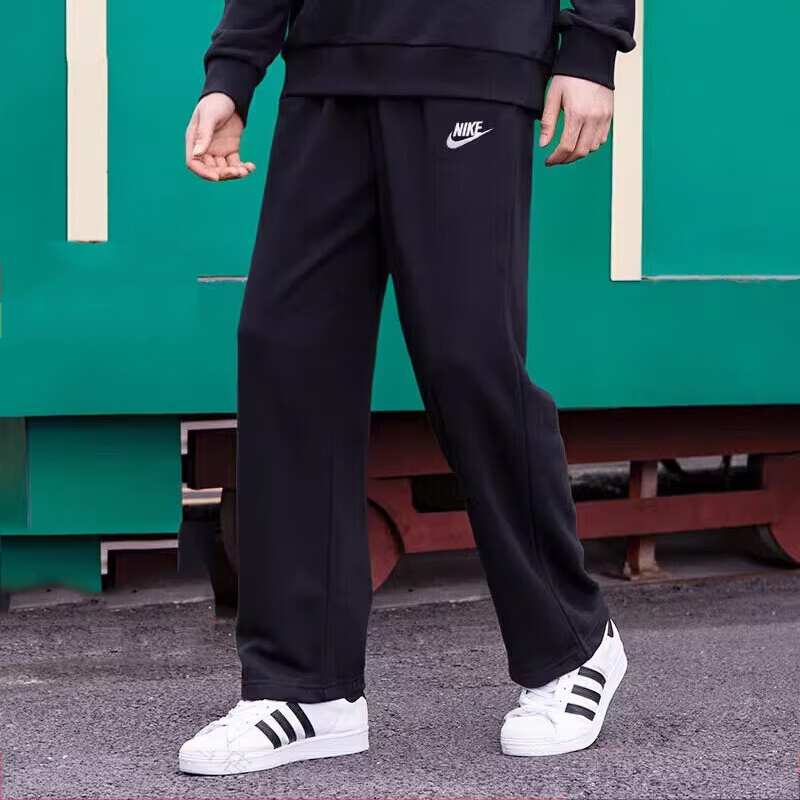 耐克官方旗舰运动裤男裤正品春秋新款裤子宽松卫裤直筒针织长裤