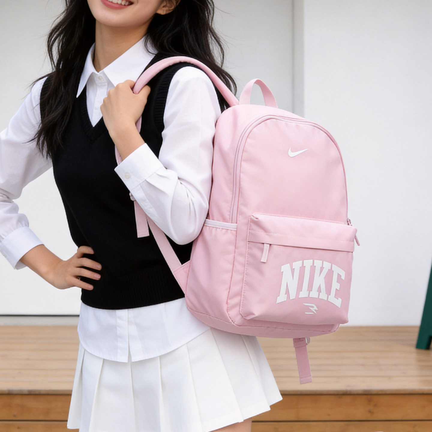 幸运叶子丨NIKE耐克男包女包运动包双肩包大容量初中生高中生书包