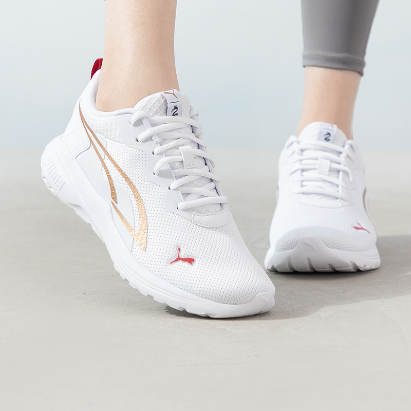 PUMA彪马白色跑步鞋男鞋女鞋2026春季新款网面透气运动鞋395245
