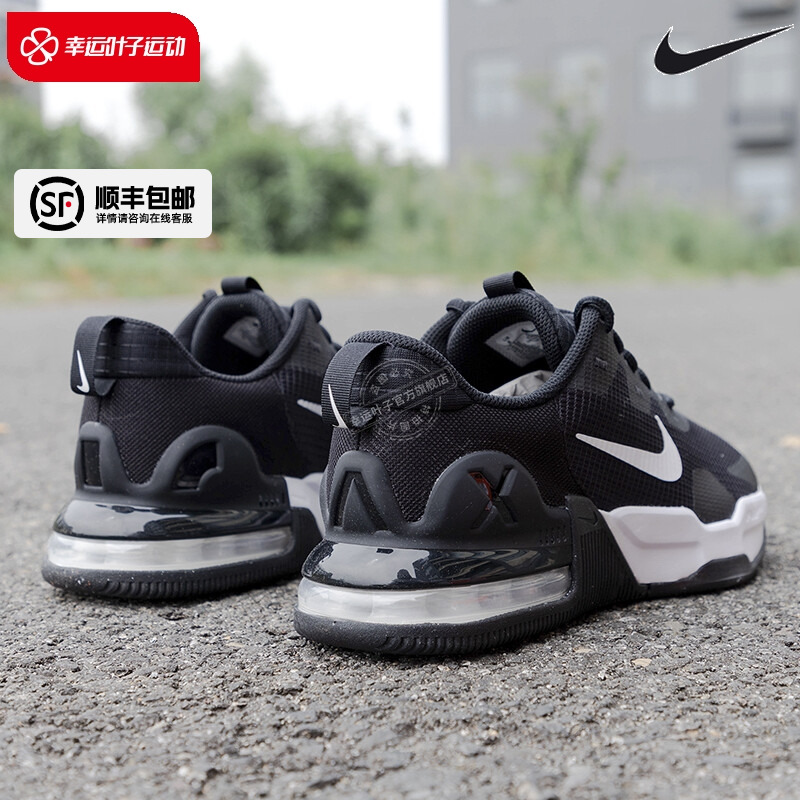 耐克男鞋气垫鞋黑色跑步鞋Nike