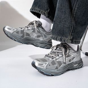 美津浓休闲鞋男女鞋网面鞋健身跑鞋训练鞋RACER S运动鞋D1GH2235