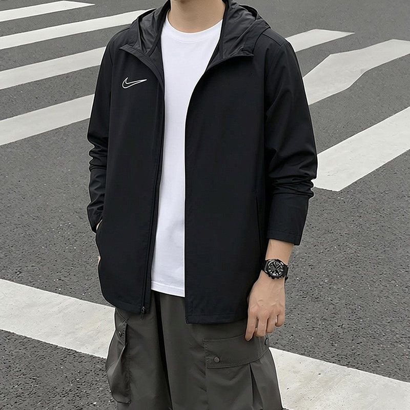 NIKE耐克官方正品休闲外套男装春季新款跑步运动服男士梭织夹克衫