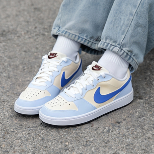 NIKE耐克官方板鞋女鞋2026春季新款白蓝色COURT休闲鞋运动鞋女款