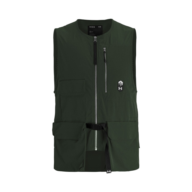 UA安德玛宽松机能马甲男装夏季新款休闲运动服男士户外背心上衣