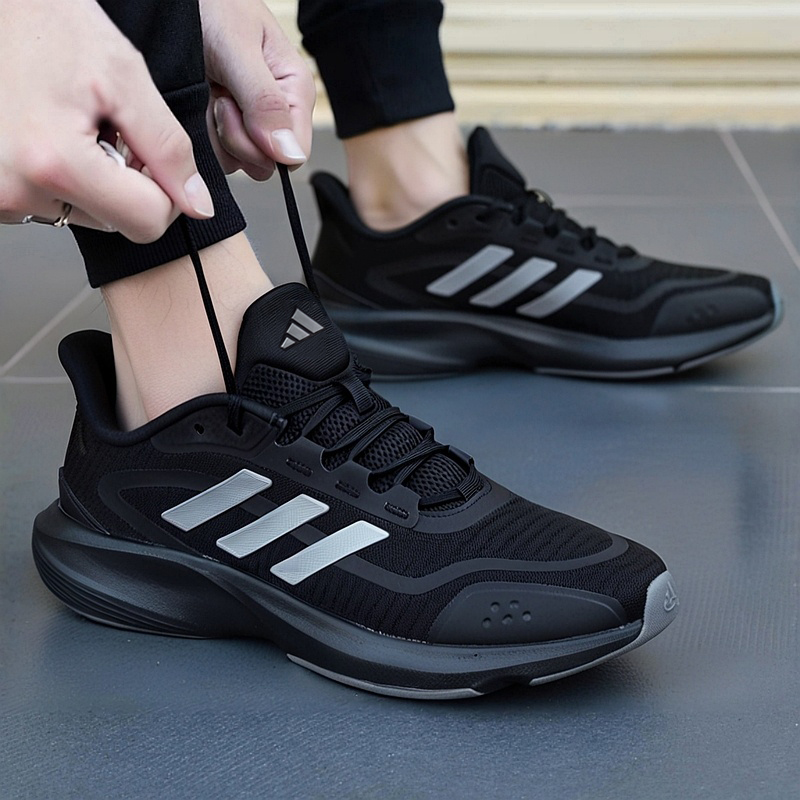 Adidas阿迪达斯黑武士跑步鞋男鞋官方正品新款透气舒适缓震运动鞋