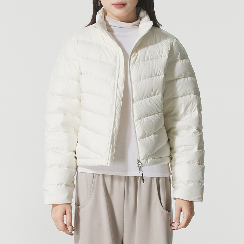 New balance NB薄款立领羽绒服女装冬季新款保暖外套防风棉羽夹克