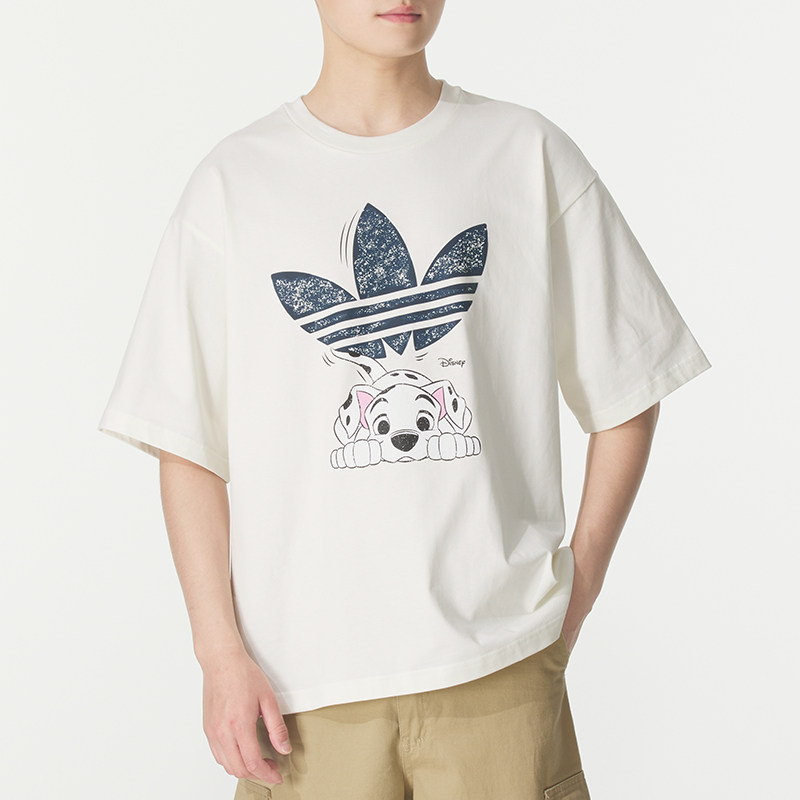 阿迪达斯三叶草宽松印花短袖男装男士休闲半袖圆领T恤运动服上衣,运动服/休闲服装,运动T恤,淘宝优惠券,粉丝福利购,淘宝优惠卷