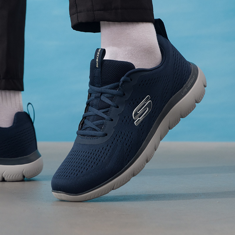 斯凯奇网面软底健步鞋男鞋春季新款轻便透气休闲鞋通勤鞋运动鞋子,运动鞋new,运动休闲鞋,淘宝优惠券,粉丝福利购,淘宝优惠卷