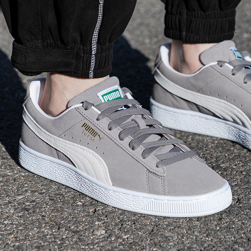 PUMA彪马板鞋女鞋春季新款翻毛皮复古休闲鞋经典低帮运动鞋374915
