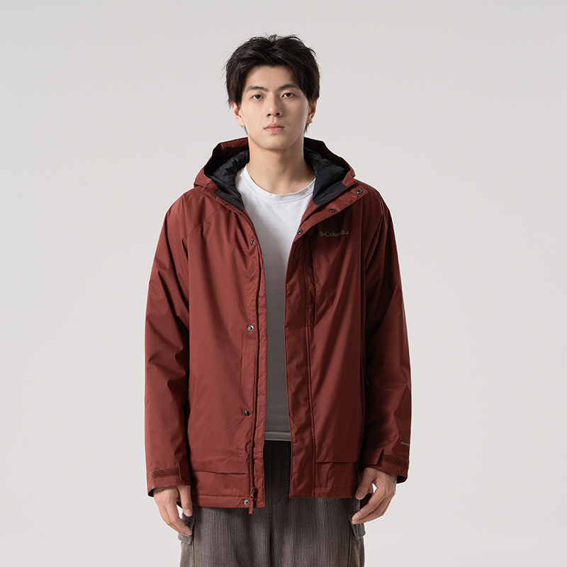 Columbia哥伦比亚男装户外运动服潮流时尚休闲保暖夹克男士外套
