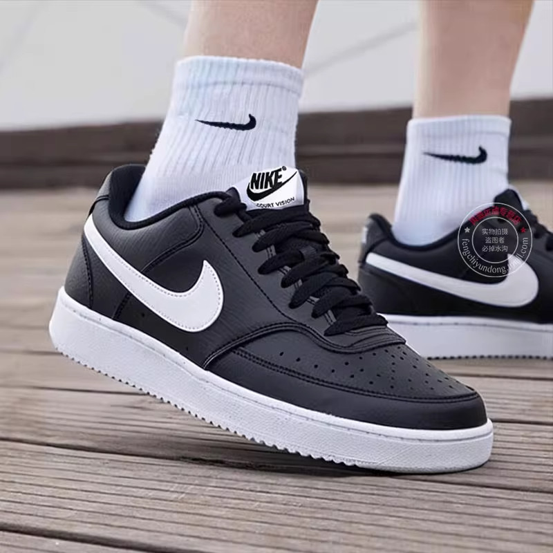 耐克男鞋官方旗舰店正品运动鞋25冬季新款经典黑休闲鞋时尚板鞋男