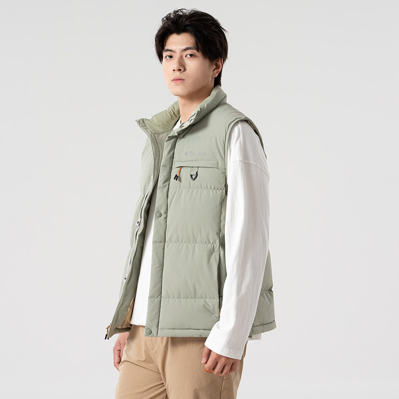 哥伦比亚保暖羽绒背心男装冬季新款防风立领夹克棉羽马甲运动服潮,户外/登山/野营/旅行用品,户外休闲衣,淘宝优惠券,粉丝福利购,淘宝优惠卷