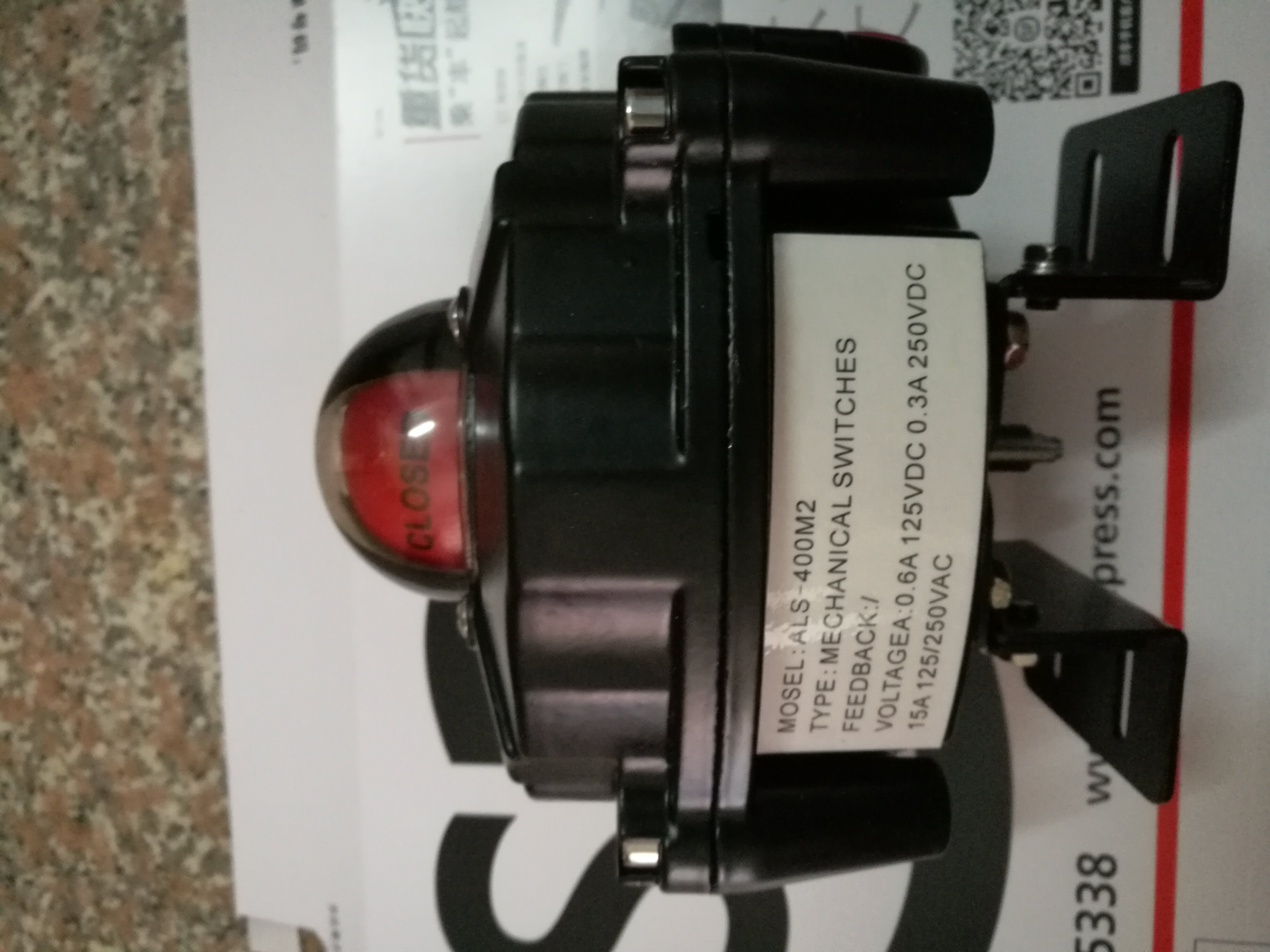 Valve pneumatic actuator limit switch JSB-400M2 reply ALS-400M2 valve position switch