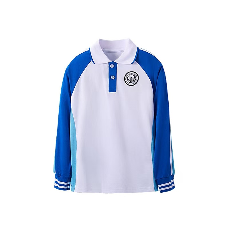 广州南沙明珠湾小学 校服秋装长袖长裤春秋运动装防蚊裤