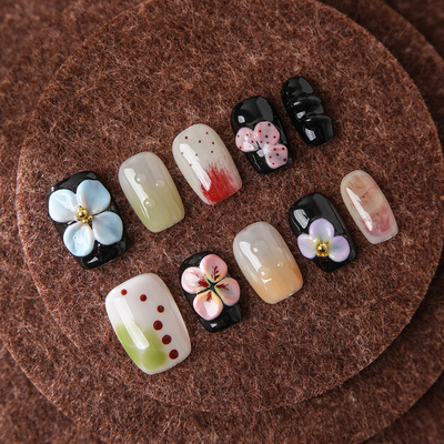 纯手工穿戴甲高级感显白