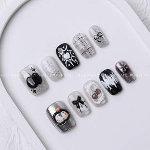 黑色魔法 可爱立体显白穿戴甲 福利 新品