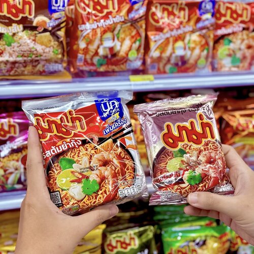 好酸辣泰式妈妈牌方便面酸辣冬阴功虾海鲜肉沫方便面酸辣虾味汤面