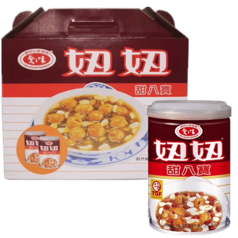 营养充饥即食台湾五谷杂粮罐头图片