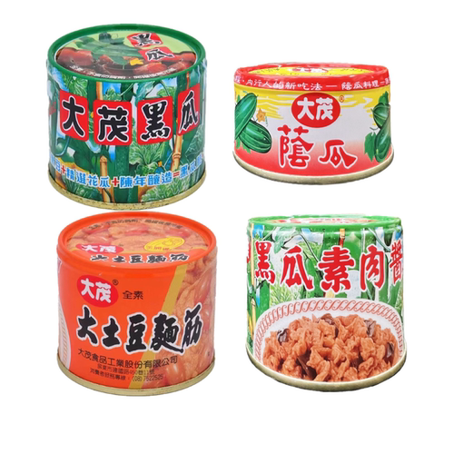 台湾进口大茂荫瓜 黑瓜素肉酱 大土豆面筋 大茂黑瓜 营养方便速食