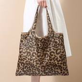 大容量折叠购物袋便携收纳袋子防水手提袋外出时尚 超市环保买菜包