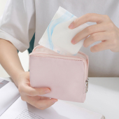 m巾 卫生巾收纳包姨妈巾存放包 便携装 袋子学生放护垫月事小包包