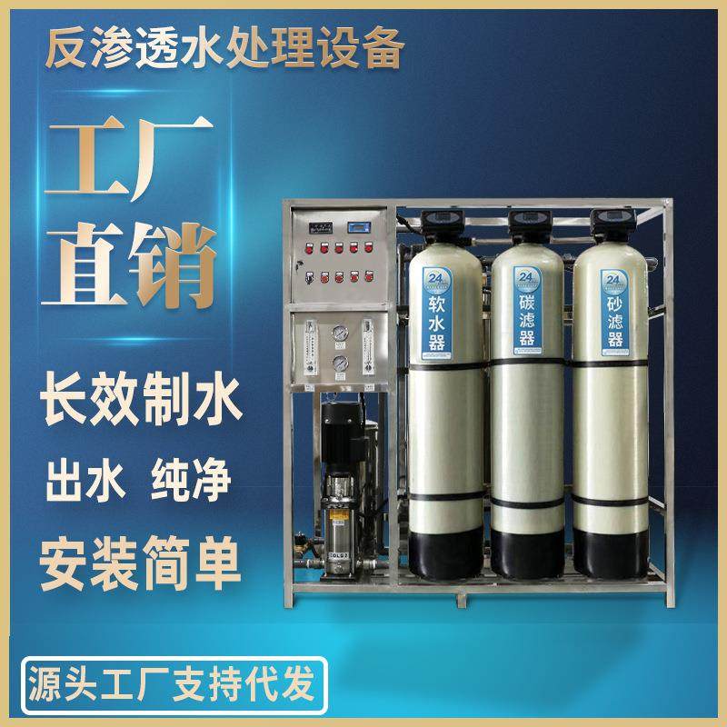 大型反渗透水设备除离子工业纯水机食品加工用水处理器集中饮水
