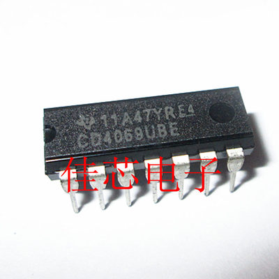 CD4069UBE CMOS六反相器全新原装进口