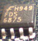FDS6875 双P沟道MOSFET 2.5V全新原装进口