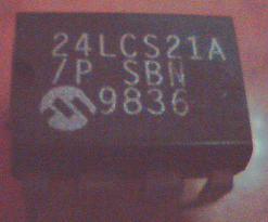 24LCS21A 24LCS21A/P 双模式2.5V 1K 2 C串行EEPROM全新原装进口