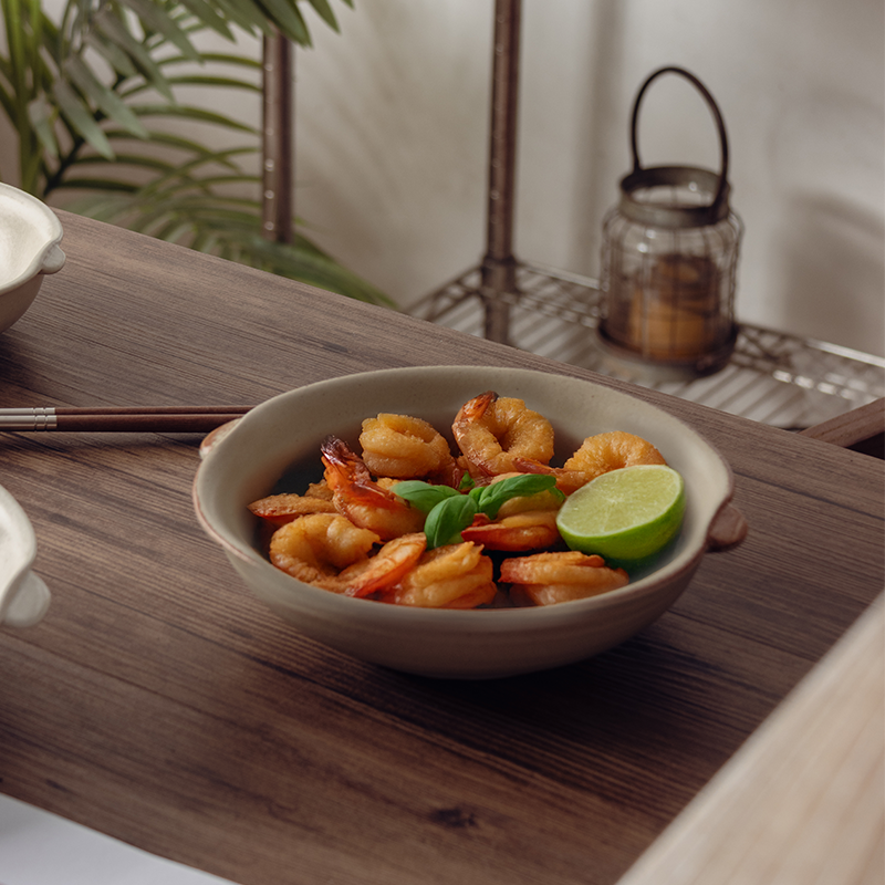 日式复古手工餐碗大容量菜碗