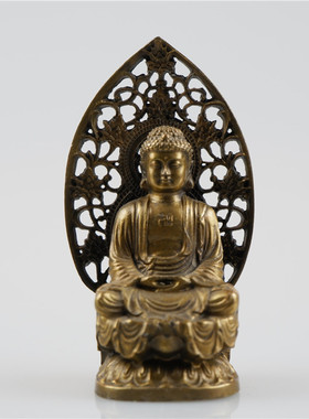 风水纯铜大日如来摆件供奉佛像