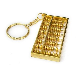 合金铜算盘 摆件招财挂机 铁算盘 9挡 13挡算盘 风水摆设