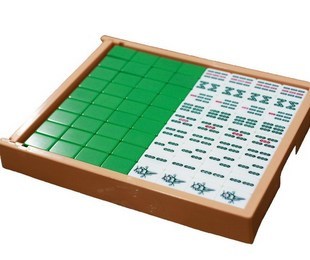 雀友麻将机恭喜普及型单口机专用麻将牌 正磁竹丝麻将牌可手搓