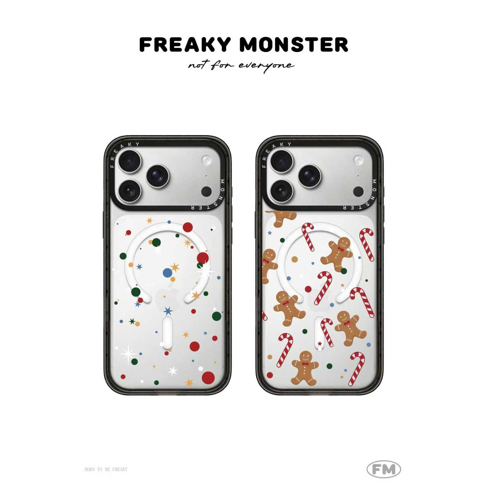FreakyMonster·姜饼圣诞派对·系列手机壳卡通防摔防护磨手机壳