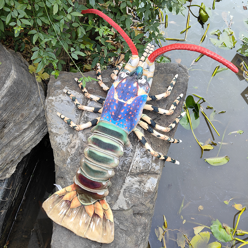 仿真龙虾抱枕搞怪布娃娃整蛊摆件