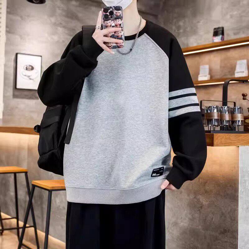 春秋季青少年卫衣男2026新款高中初中学生大童潮牌长袖T恤打底衫