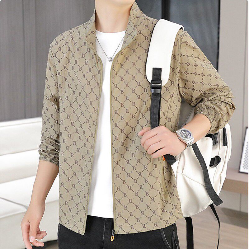 2026夏季新款青年宽松冰丝防晒衣夏天速干立领轻薄款防晒服外套男