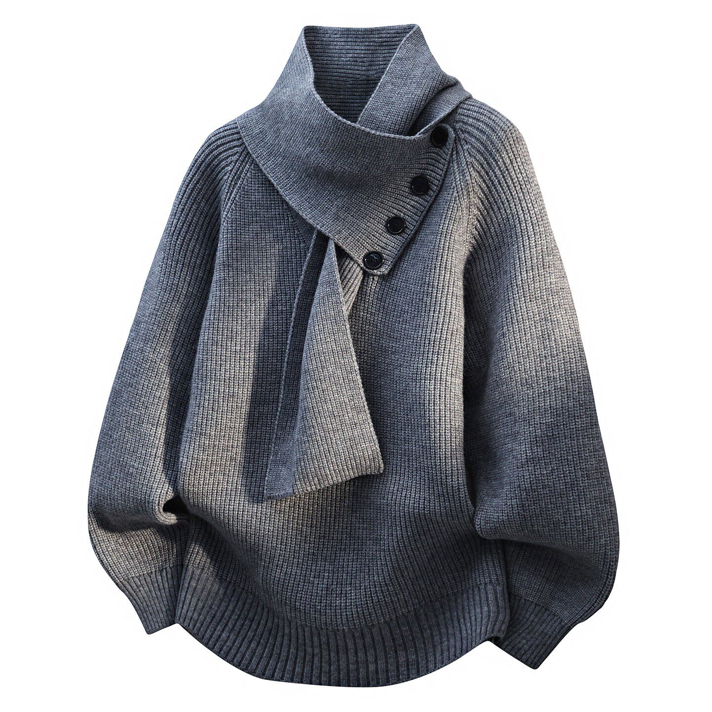 高级感毛衣男士加厚秋冬季2025新款宽松保暖线衣服内搭针织打底衫