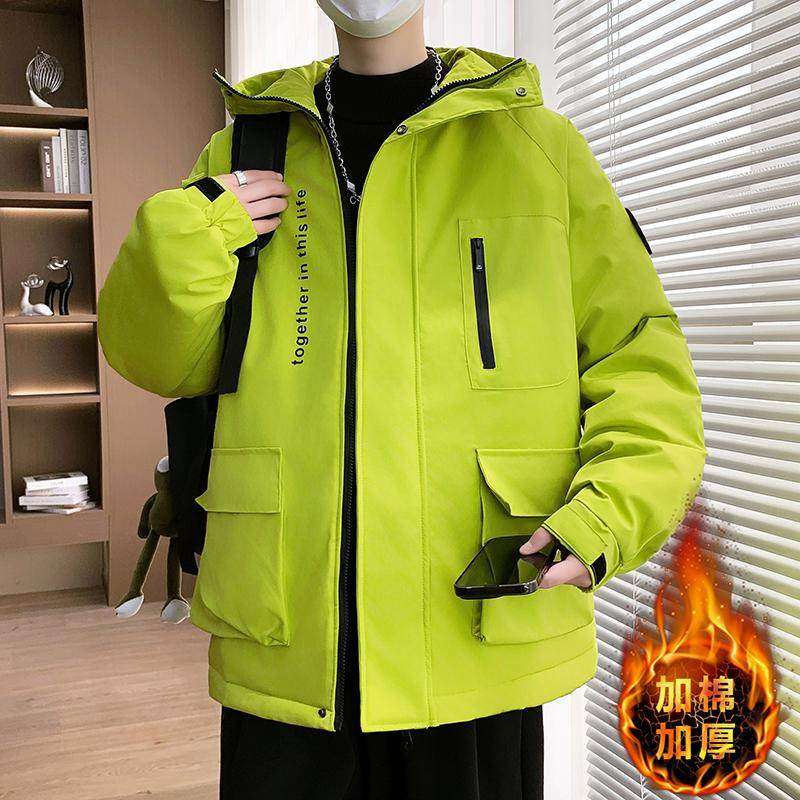 青少年冬季新款加厚保暖冲锋衣个性户外运动棉衣帅气纯色连帽棉服,运动服/休闲服装,运动套装,淘宝优惠券,粉丝福利购,淘宝优惠卷