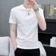 高端冰丝短袖 透气纯色速干半袖 T恤男士 2026新款 潮流百搭修身 夏季