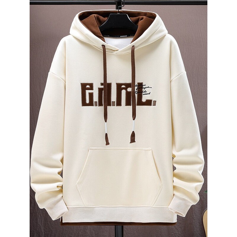 2026新款青少年春秋季连帽卫衣男孩外套初中高中学生大童春装上衣