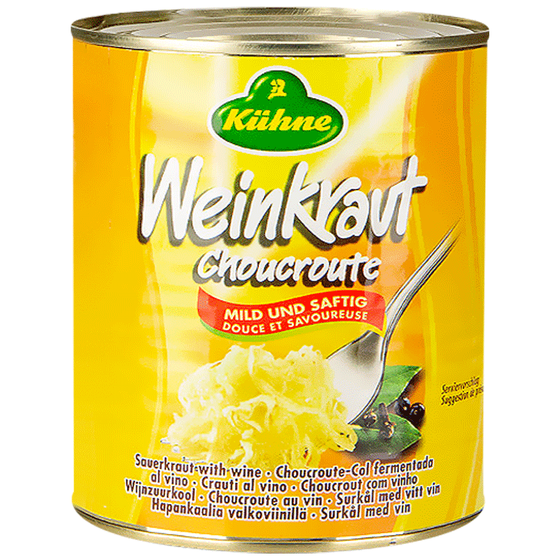 德国进口冠利酸菜810g