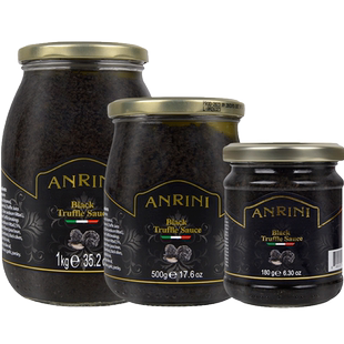 安诺尼黑松露酱180g  意大利进口意面披萨用黑菌酱家用拌面调味酱