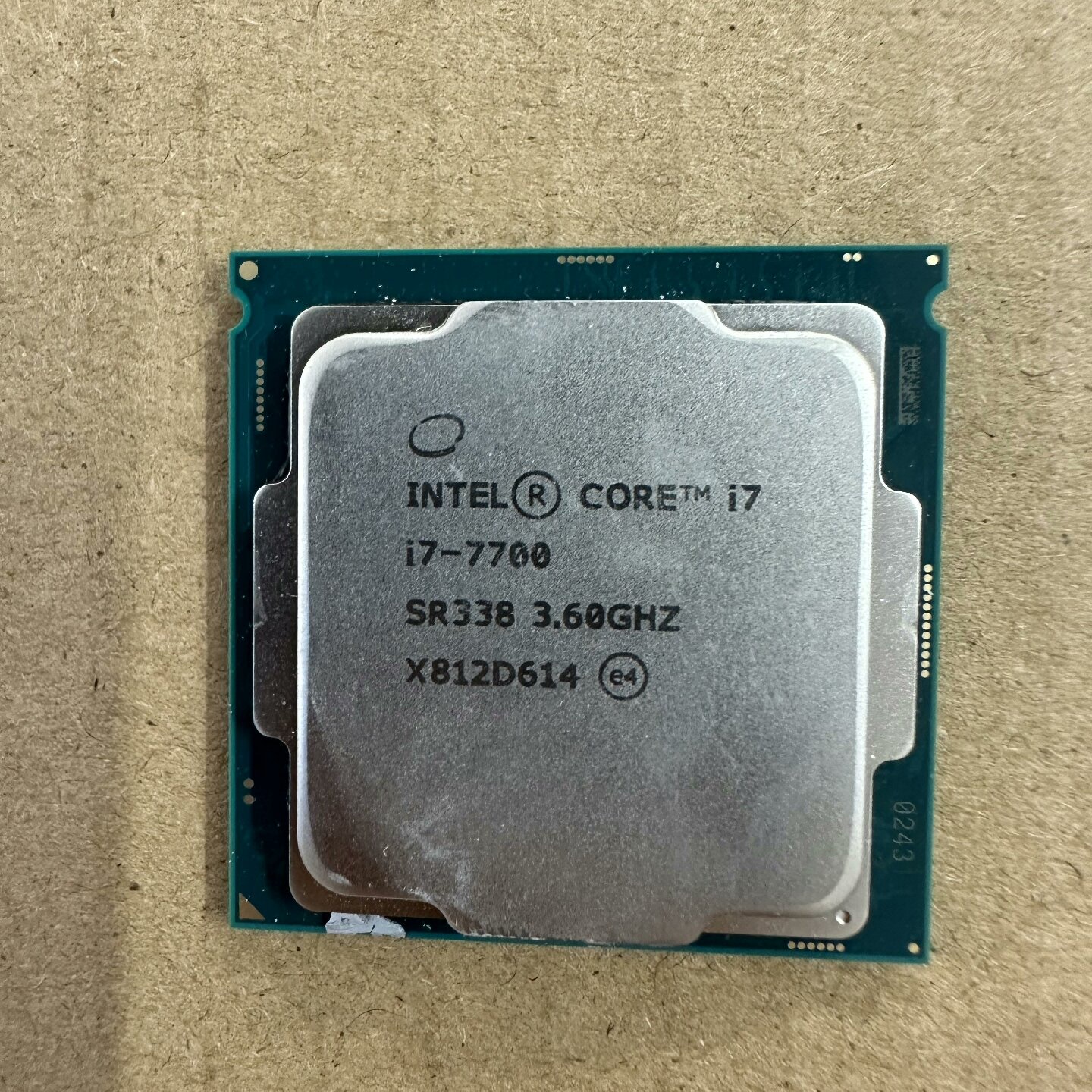 INTEL英特尔i77700CPU处理器已测-议价图片
