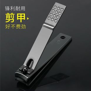 高档指甲剪不锈钢指甲刀指甲钳美甲工具防飞溅盒装家用便携通用