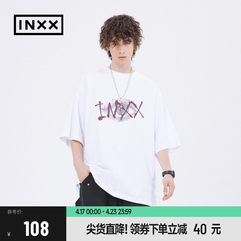 【inxxstreet】nirvana涅槃重生系列夏新品短袖T恤男女同款五分袖