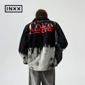 【INXX】Standby 可口可乐联名渐变色牛仔外套中性风街头复古夹克